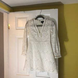 White Topshop dress
